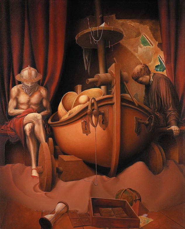 The Travelling, 81x65 cm, oil on canvas, 2000